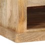 Mesa de centro con puerta madera maciza de mango 90x50x35 cm de , Mesas de centro - Ref: Foro24-289097, Precio: 178,92 €, Des...