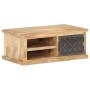 Mesa de centro con puerta madera maciza de mango 90x50x35 cm de , Mesas de centro - Ref: Foro24-289097, Precio: 178,92 €, Des...