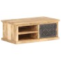 Mesa de centro con puerta madera maciza de mango 90x50x35 cm de , Mesas de centro - Ref: Foro24-289097, Precio: 178,92 €, Des...