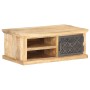 Mesa de centro con puerta madera maciza de mango 90x50x35 cm de , Mesas de centro - Ref: Foro24-289097, Precio: 178,92 €, Des...