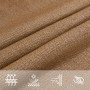 Toldo de vela HDPE gris taupe 160 g/m² 4x5x6,8 m de , Sombrillas - Ref: Foro24-311431, Precio: 30,56 €, Descuento: %
