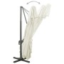 Sombrilla jardín voladiza con cubierta doble arena 400x300 cm de , Sombrillas - Ref: Foro24-312369, Precio: 306,38 €, Descuen...