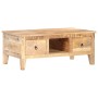 Mesita de centro madera de mango rugosa 100x55x40 cm de , Mesas de centro - Ref: Foro24-320236, Precio: 288,09 €, Descuento: %