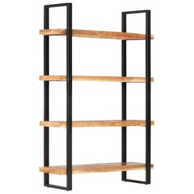 Estantería de 4 niveles madera maciza de acacia 120x40x180 cm de , Librerías y estanterías - Ref: Foro24-321065, Precio: 429,...