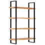 Estantería de 4 niveles madera maciza de acacia 120x40x180 cm de , Librerías y estanterías - Ref: Foro24-321065, Precio: 429,...