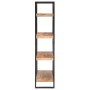 Estantería de 4 niveles madera maciza de acacia 120x40x180 cm de , Librerías y estanterías - Ref: Foro24-321065, Precio: 429,...