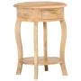 Mesa auxiliar de madera maciza de mango 37x37x61 cm de , Mesas auxiliares - Ref: Foro24-321789, Precio: 131,33 €, Descuento: %