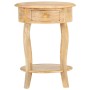Mesa auxiliar de madera maciza de mango 37x37x61 cm de , Mesas auxiliares - Ref: Foro24-321789, Precio: 131,33 €, Descuento: %
