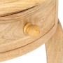 Mesa auxiliar de madera maciza de mango 37x37x61 cm de , Mesas auxiliares - Ref: Foro24-321789, Precio: 131,33 €, Descuento: %