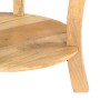 Mesa auxiliar de madera maciza de mango 37x37x61 cm de , Mesas auxiliares - Ref: Foro24-321789, Precio: 131,33 €, Descuento: %