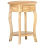 Mesa auxiliar de madera maciza de mango 37x37x61 cm de , Mesas auxiliares - Ref: Foro24-321789, Precio: 131,33 €, Descuento: %