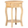 Mesa auxiliar de madera maciza de mango 37x37x61 cm de , Mesas auxiliares - Ref: Foro24-321789, Precio: 131,33 €, Descuento: %