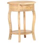 Mesa auxiliar de madera maciza de mango 37x37x61 cm de , Mesas auxiliares - Ref: Foro24-321789, Precio: 131,33 €, Descuento: %