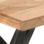 Mesa de comedor de madera maciza de acacia 120x60x76 cm de , Mesas de cocina y de comedor - Ref: Foro24-323559, Precio: 241,1...