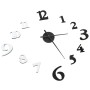 Reloj 3D de pared con diseño moderno blanco y negro 100 cm XXL de , Relojes de pared - Ref: Foro24-325150, Precio: 20,95 €, D...