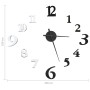 Reloj 3D de pared con diseño moderno blanco y negro 100 cm XXL de , Relojes de pared - Ref: Foro24-325150, Precio: 20,95 €, D...