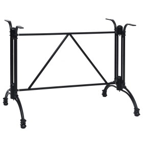 Pata de mesa de bistró aluminio fundido negro 93x60x72 cm de , Patas para mesas - Ref: Foro24-325436, Precio: 117,42 €, Descu...