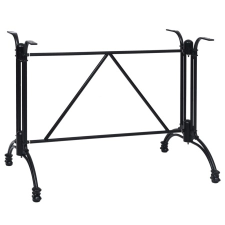 Pata de mesa de bistró aluminio fundido negro 93x60x72 cm de , Patas para mesas - Ref: Foro24-325436, Precio: 117,42 €, Descu...