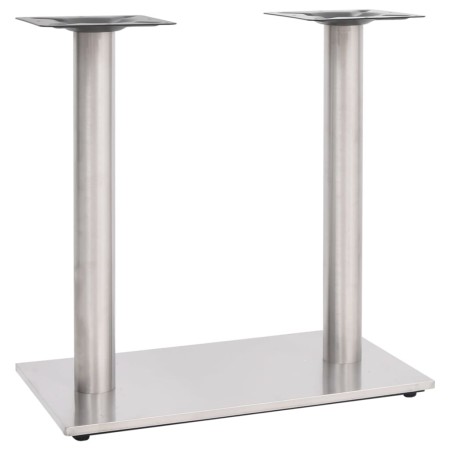 Pata de mesa de bistró acero inoxidable plateado 70x40x72 cm de , Patas para mesas - Ref: Foro24-325441, Precio: 101,92 €, De...