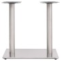 Pata de mesa de bistró acero inoxidable plateado 70x40x72 cm de , Patas para mesas - Ref: Foro24-325441, Precio: 101,92 €, De...