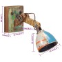Lámpara de pared estilo industrial redonda multicolor E27 de , Lámparas - Ref: Foro24-344407, Precio: 38,84 €, Descuento: %