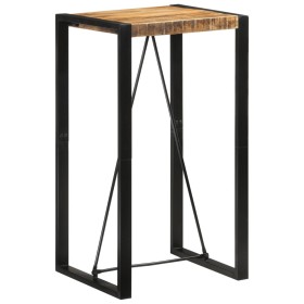 Mesa de bar madera maciza de mango rugoso120x55x40 cm de , Mesas de cocina y de comedor - Ref: Foro24-351716, Precio: 118,85 ...