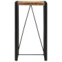 Mesa de bar madera maciza de mango rugoso120x55x40 cm de , Mesas de cocina y de comedor - Ref: Foro24-351716, Precio: 118,85 ...