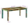 Mesa de comedor madera maciza reciclada 180x90x76 cm de , Mesas de cocina y de comedor - Ref: Foro24-351728, Precio: 293,04 €...