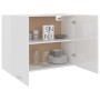 Armario colgante cocina madera ingeniería blanco brillo de vidaXL, Armarios de cocina - Ref: Foro24-801281, Precio: 105,77 €,...