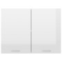 Armario colgante cocina madera ingeniería blanco brillo de vidaXL, Armarios de cocina - Ref: Foro24-801281, Precio: 105,77 €,...
