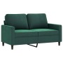 Juego de sofás 4 piezas terciopelo verde oscuro de , Sofás - Ref: Foro24-3201946, Precio: 790,54 €, Descuento: %