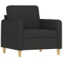 Juego de sofás con cojines 4 piezas tela negro de , Sofás - Ref: Foro24-3202082, Precio: 828,10 €, Descuento: %