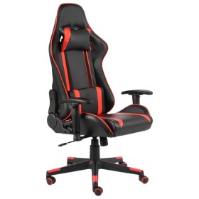 Silla gaming giratoria PVC rojo de vidaXL, Sillones para videojuegos - Ref: Foro24-20481, Precio: 171,76 €, Descuento: %