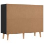 Aparador de madera de ingeniería negro 90x30x72 cm de , Aparadores - Ref: Foro24-326814, Precio: 115,29 €, Descuento: %