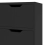 Aparador de madera de ingeniería negro 90x30x72 cm de , Aparadores - Ref: Foro24-326814, Precio: 115,29 €, Descuento: %