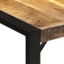 Mesa de comedor madera maciza de mango sin tratar 175x90x76 cm de , Mesas de cocina y de comedor - Ref: Foro24-351691, Precio...