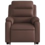 Sillón de masaje elevable eléctrico cuero sintético marrón de , Sillones - Ref: Foro24-3205065, Precio: 345,59 €, Descuento: %