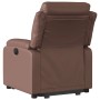 Sillón reclinable elevable cuero sintético marrón de , Sillones - Ref: Foro24-3205044, Precio: 283,55 €, Descuento: %