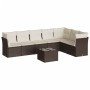 Set sofás de jardín 8 piezas y cojines ratán sintético marrón de , Conjuntos de jardín - Ref: Foro24-3217753, Precio: 509,10 ...