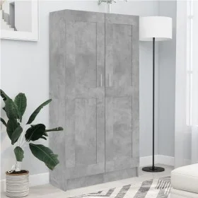 Concrete gray plywood book cabinet 82.5x30.5x150cm by vidaXL, Bookcases and shelves - Ref: Foro24-802727, Price: 124,86 €, Di...