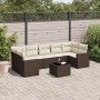 Set sofás de jardín 8 piezas y cojines ratán sintético marrón de , Conjuntos de jardín - Ref: Foro24-3218733, Precio: 546,25 ...