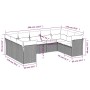 Set muebles jardín 9 pzas y cojines ratán sintético gris claro de , Conjuntos de jardín - Ref: Foro24-3218132, Precio: 611,98...