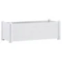 Arriate elevado de jardín PP blanco 100x43x35 cm de vidaXL, Maceteros y jardineras - Ref: Foro24-313975, Precio: 103,31 €, De...