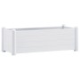 Arriate elevado de jardín PP blanco 100x43x35 cm de vidaXL, Maceteros y jardineras - Ref: Foro24-313975, Precio: 110,92 €, De...
