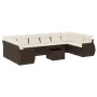 Set de sofás de jardín 11 pzas cojines ratán sintético marrón de , Conjuntos de jardín - Ref: Foro24-3254220, Precio: 747,60 ...