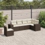 Set sofás de jardín 6 piezas y cojines ratán sintético marrón de , Conjuntos de jardín - Ref: Foro24-3254970, Precio: 437,83 ...