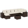 Set sofás de jardín 8 piezas y cojines ratán sintético marrón de , Conjuntos de jardín - Ref: Foro24-3255230, Precio: 508,61 ...
