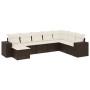 Set sofás de jardín 8 piezas y cojines ratán sintético marrón de , Conjuntos de jardín - Ref: Foro24-3255300, Precio: 514,94 ...