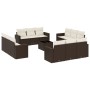 Set de sofás de jardín con cojines 13 piezas ratán PE marrón de , Conjuntos de jardín - Ref: Foro24-3218773, Precio: 933,73 €...
