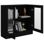 Vitrina de madera contrachapada negro 82,5x30,5x80 cm de vidaXL, Librerías y estanterías - Ref: Foro24-802742, Precio: 68,29 ...